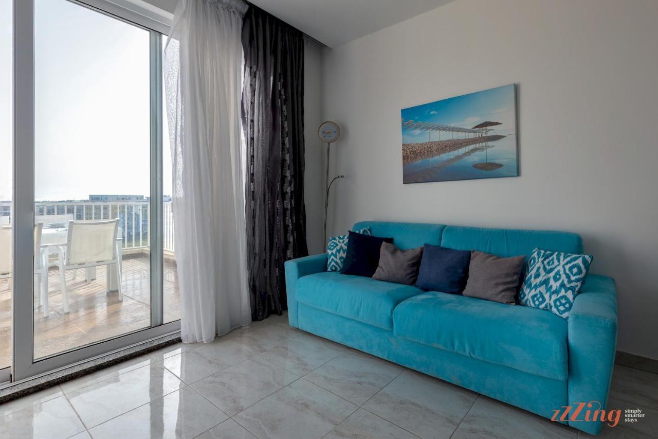 Apartmán Sunny Penthouse Wterrace And Open Views St. Paul's Bay Exteriér fotografie